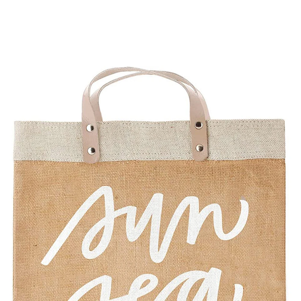 Hot selling items of eco friendly jute shopping bag