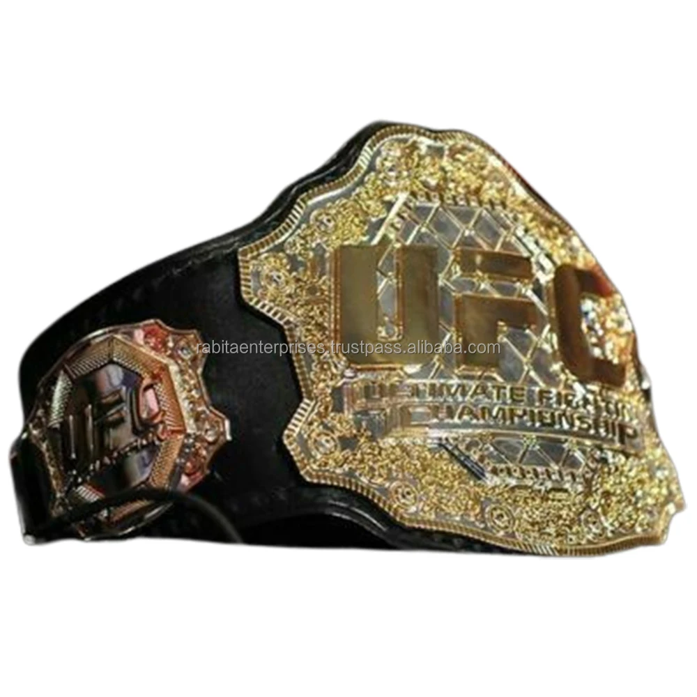 Manufacturer Professional Custom Champion Belt Heavy Duty Big Metal Leather Wrestling Boxing Martial Arts WWF Championship 2022