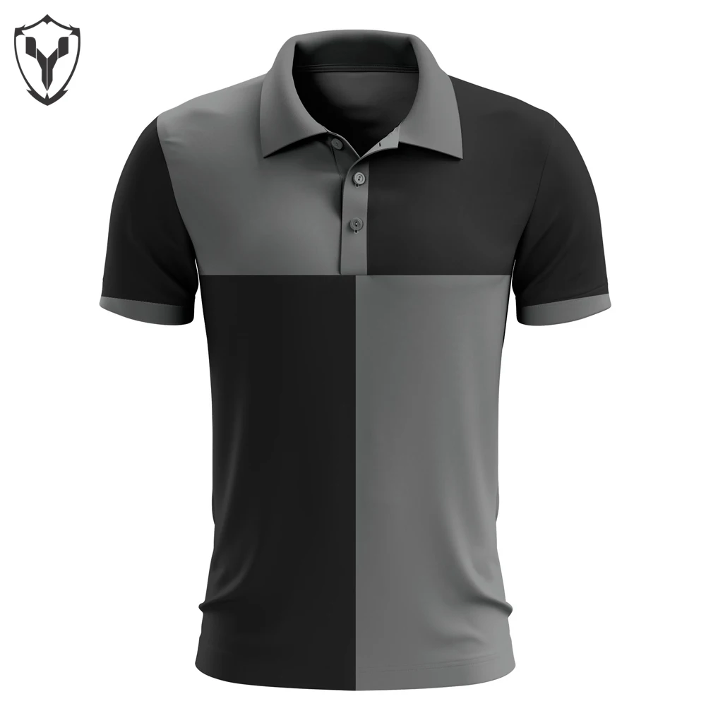 Новая модная мужская рубашка-поло с воротником и логотипом на заказ 2021