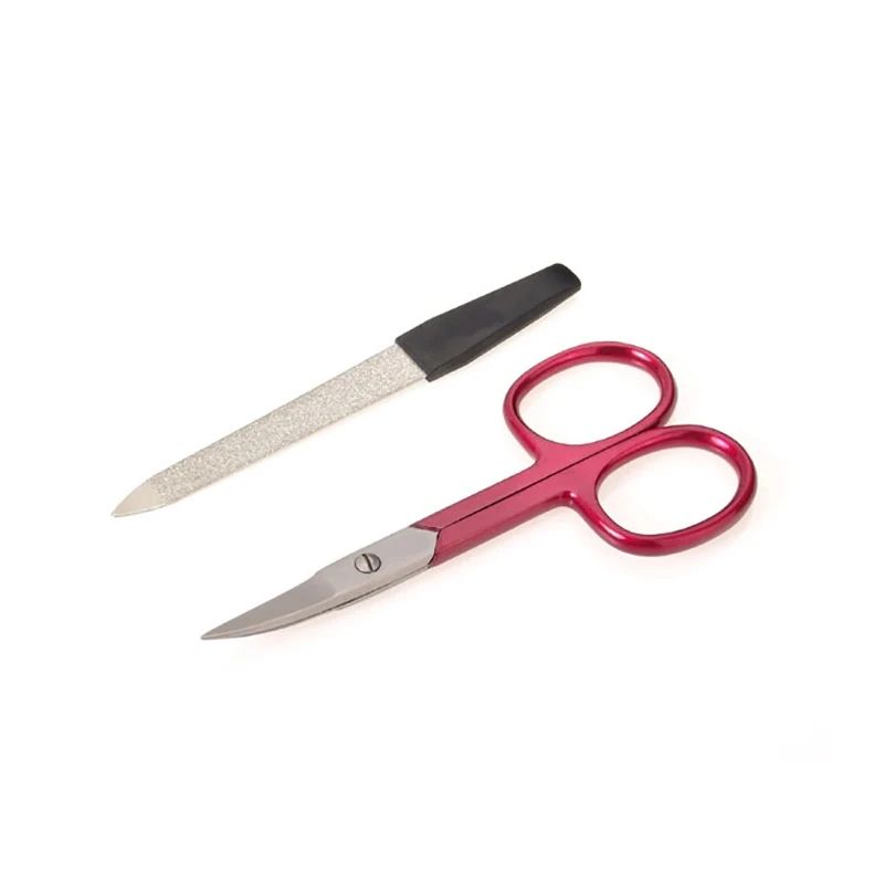 
Набор из двух ножниц для маникюра, ножниц и пилки для ногтей 