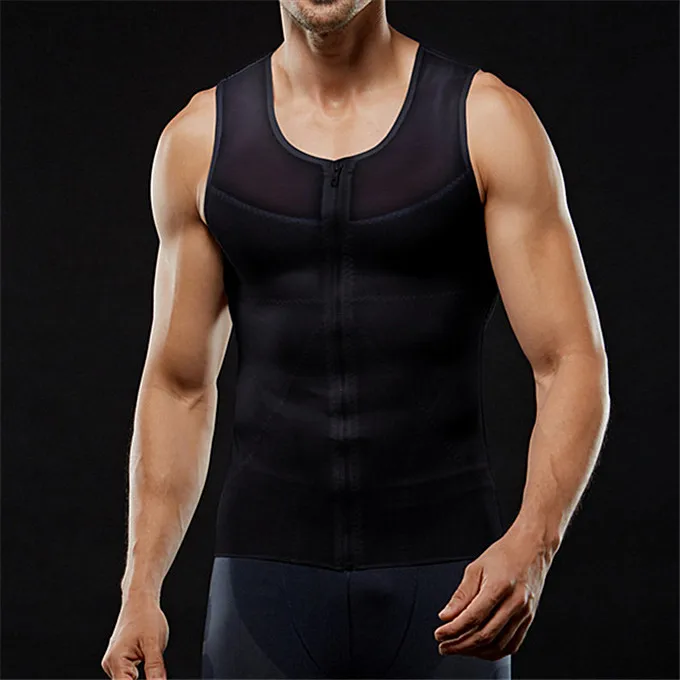 Manufacturer Polyester Spandex Fitness Zip Up Fashion Slim Fit Shirts For Men