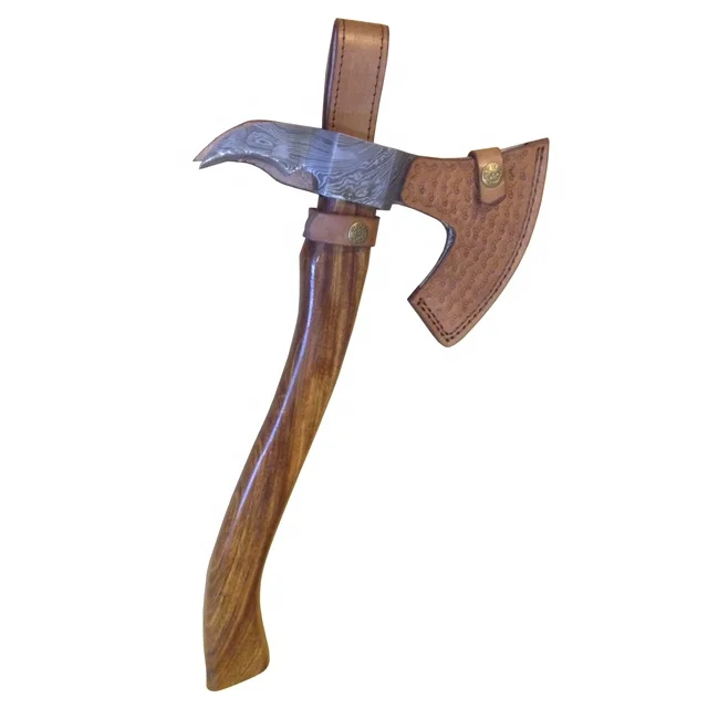 
Damascus Axe Handmade Twist Steel Hunting Camping Crafts Amazing Gift 