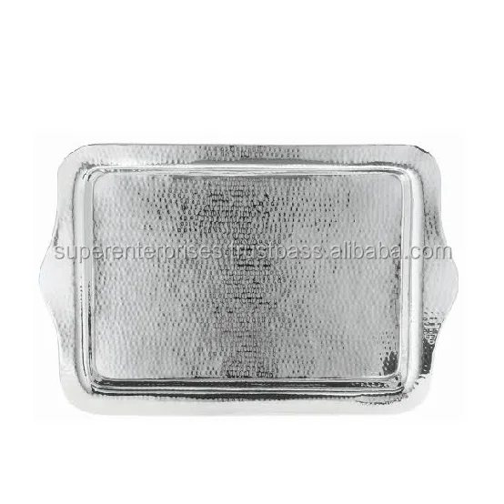 Round Food Serving brass Tray