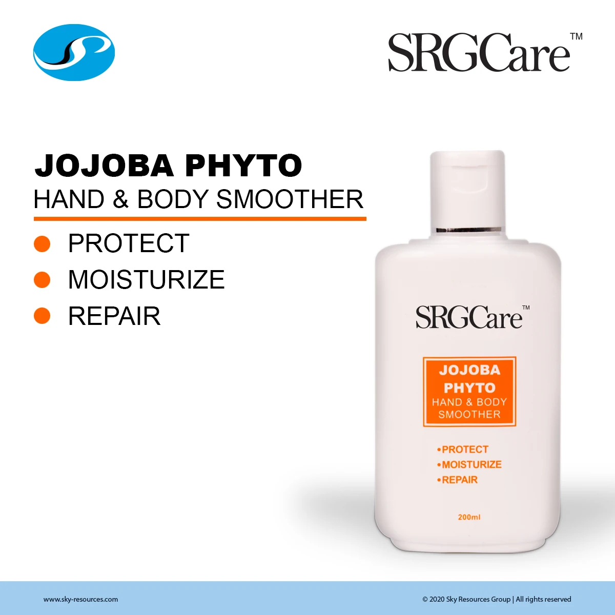 Moisturizing Protect & Repair Skin Concentrated 5% Jojoba Phyto Face and Body Smoother Lotion Smooth Skin Private Label Malaysia