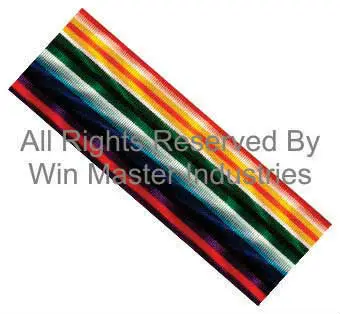 custom embroidered trim woven jacquard ribbon for uniforms high quality uniform ribbons for sale