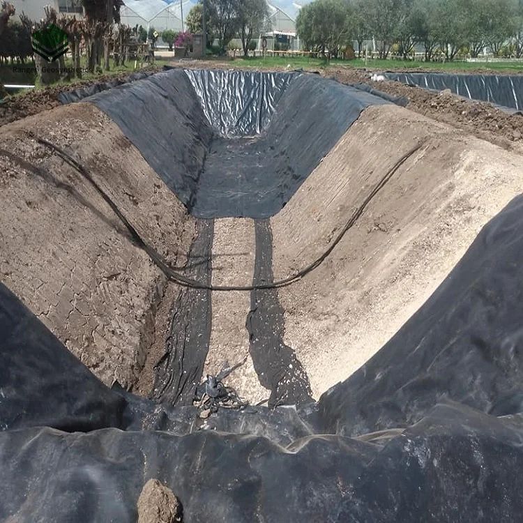 1,5 мм HDPE геомембрана для проекта дамбы