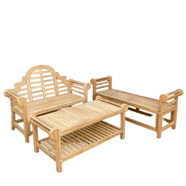 
Садовый набор высшего дизайна, скамейка и стол Marlboroo, уличная мебель из массива тикового дерева 
