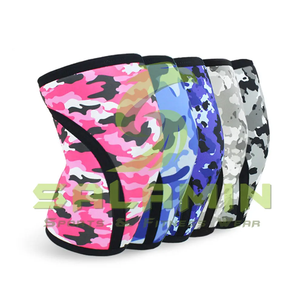 2021 new product 7mm weightlifting knee sleeve, knee support squat for powerlifting