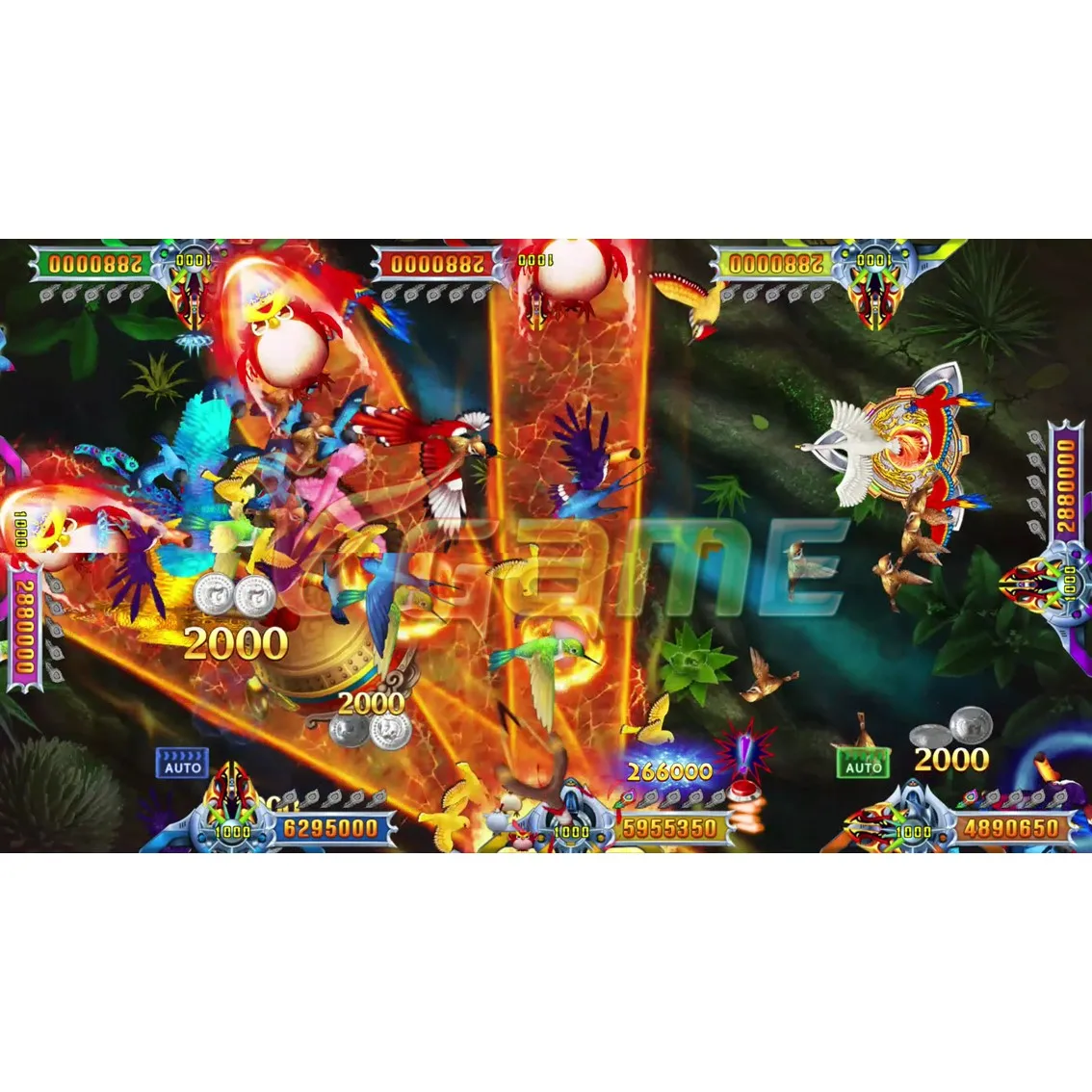 Shooting Game - Happy Birds - Fish Table Game Board for Arcade Game Room and Sweepstakes