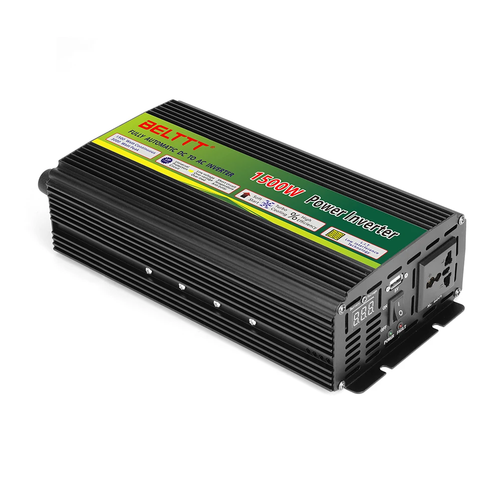 Guangzhou factory wholesale low price high quality converter 1500va 12v 230v pure sine wave inverter without charger