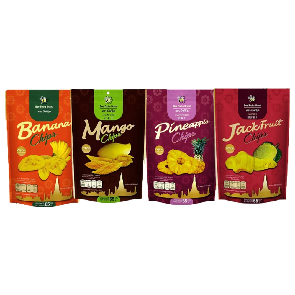 
Best Selling Wholesale vacuum fried fruit Mango Chips & Jackfruits Quality Fruit Best Seller manufacturer from Thailand (x2) 