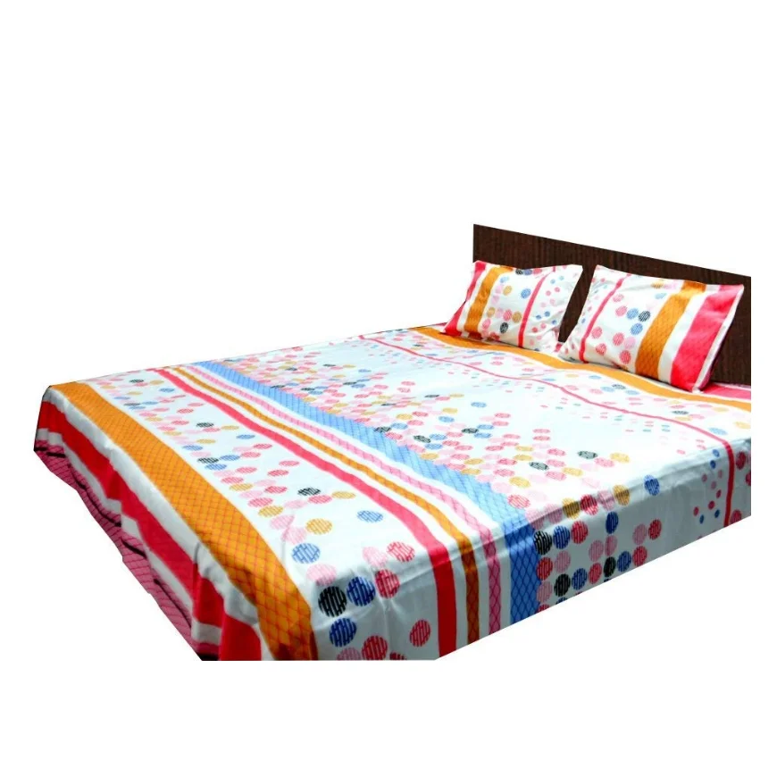 Top Selling Bed Sheet Bangladesh 100% Cotton 2021 Wholesale Twin Queen King Size Bedsheets Bedding From Bangladesh