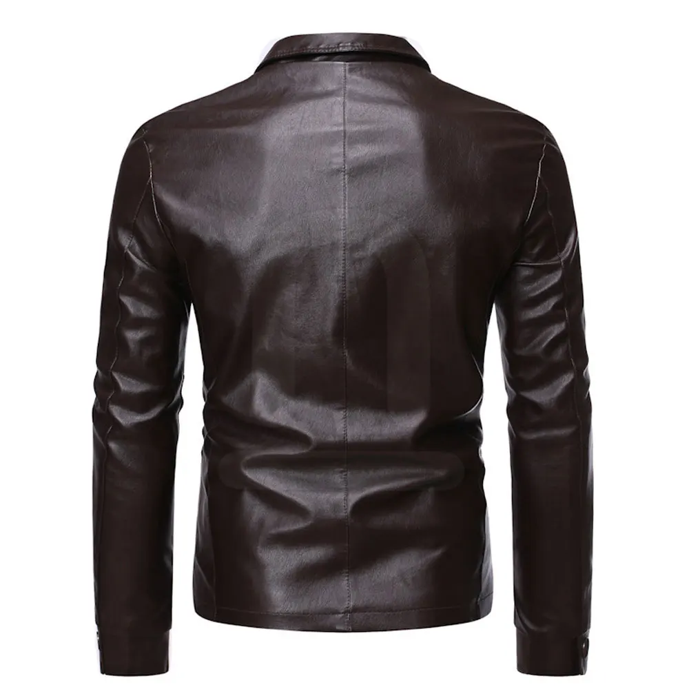 Индивидуальный дизайн мужская кожаная куртка лидер продаж облегающая