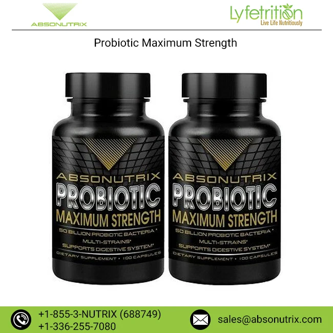 
Exclusive Deal Absonutrix Probiotic Max Multi Strains Capsules at Market Price 