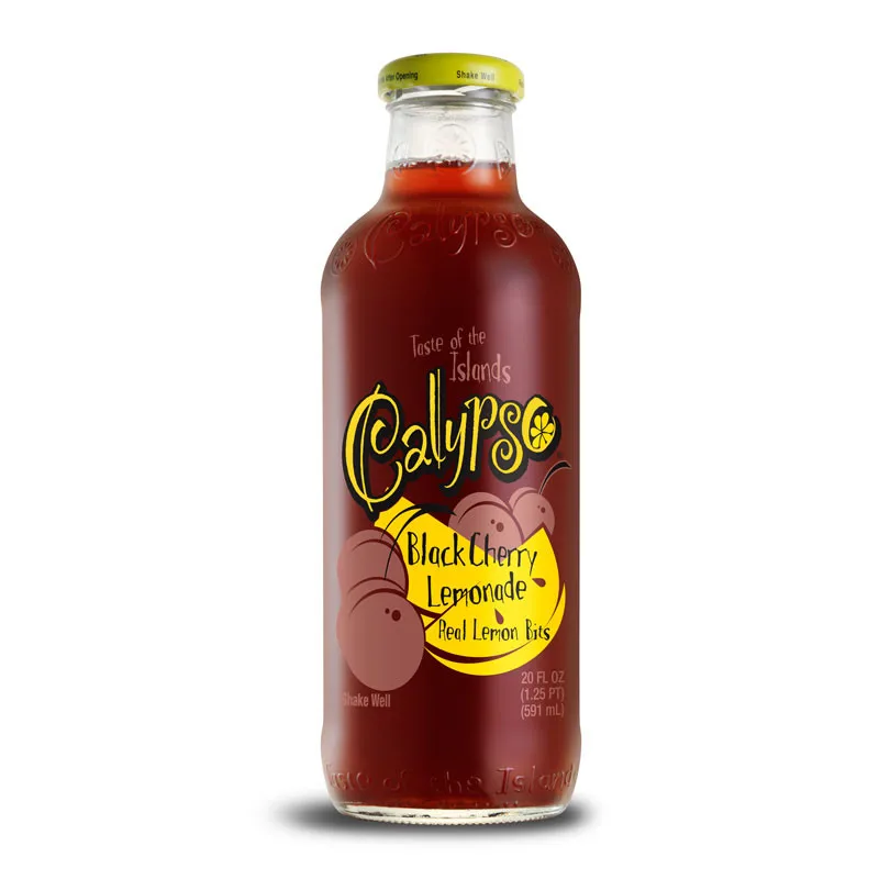 Calypso paradise punch lemonade / Calypso 473ML x 12 glass bottles Kiwi Lemonade / Calypso All Natural Flavors Lemonade Drink