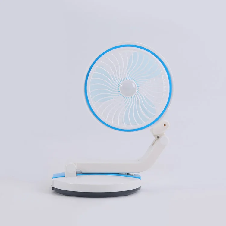 Wholesale Blue LR-2018 Soft Light Student Desktop Silent Dormitory Telescopic Electric Standing Table Fans Air Coolers
