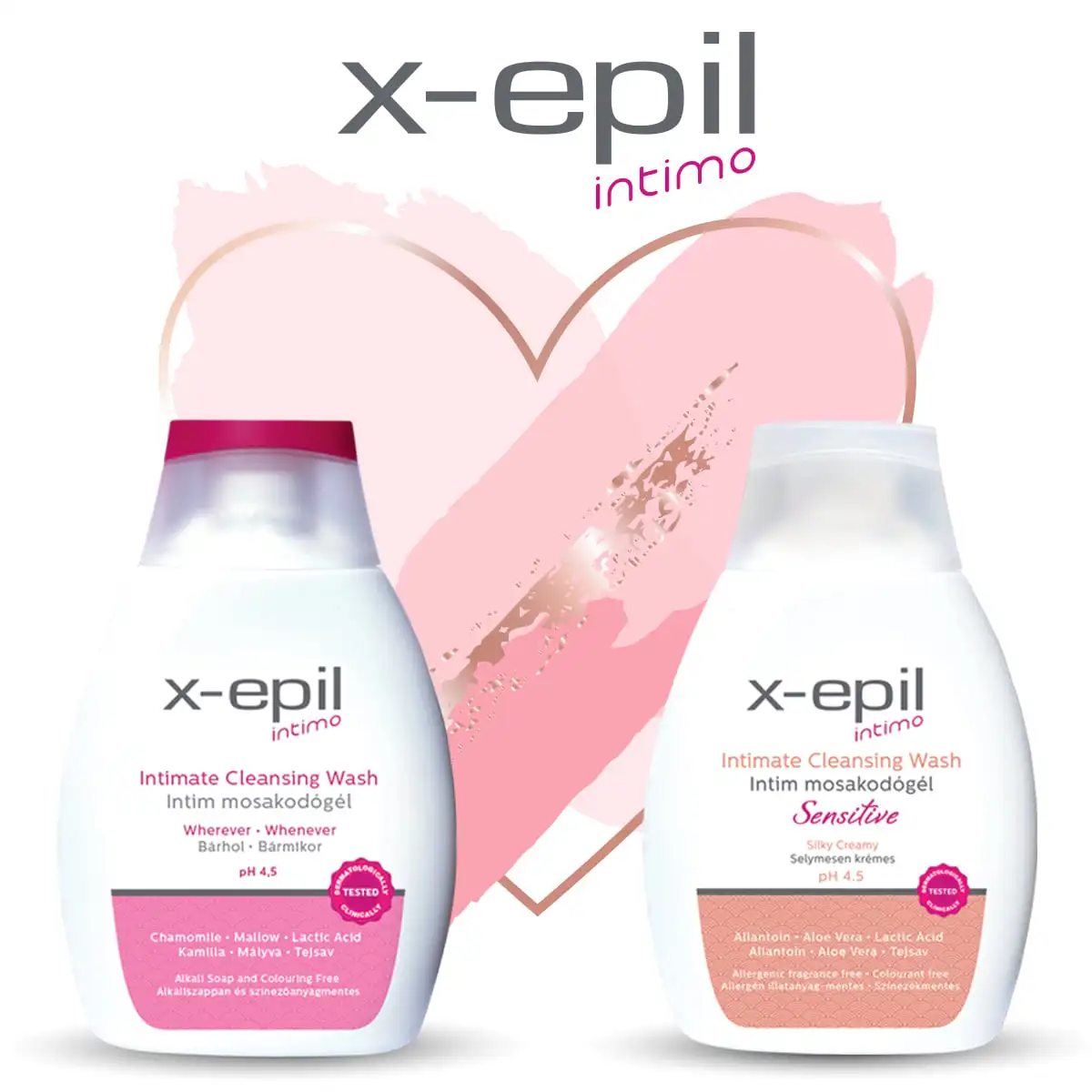 X-Epil Intimo intimate cleansing 50ml 250ml 400ml Feminine Wash Ph Balance Vaginal Care Soap Intimate Feminine Hygiene Product
