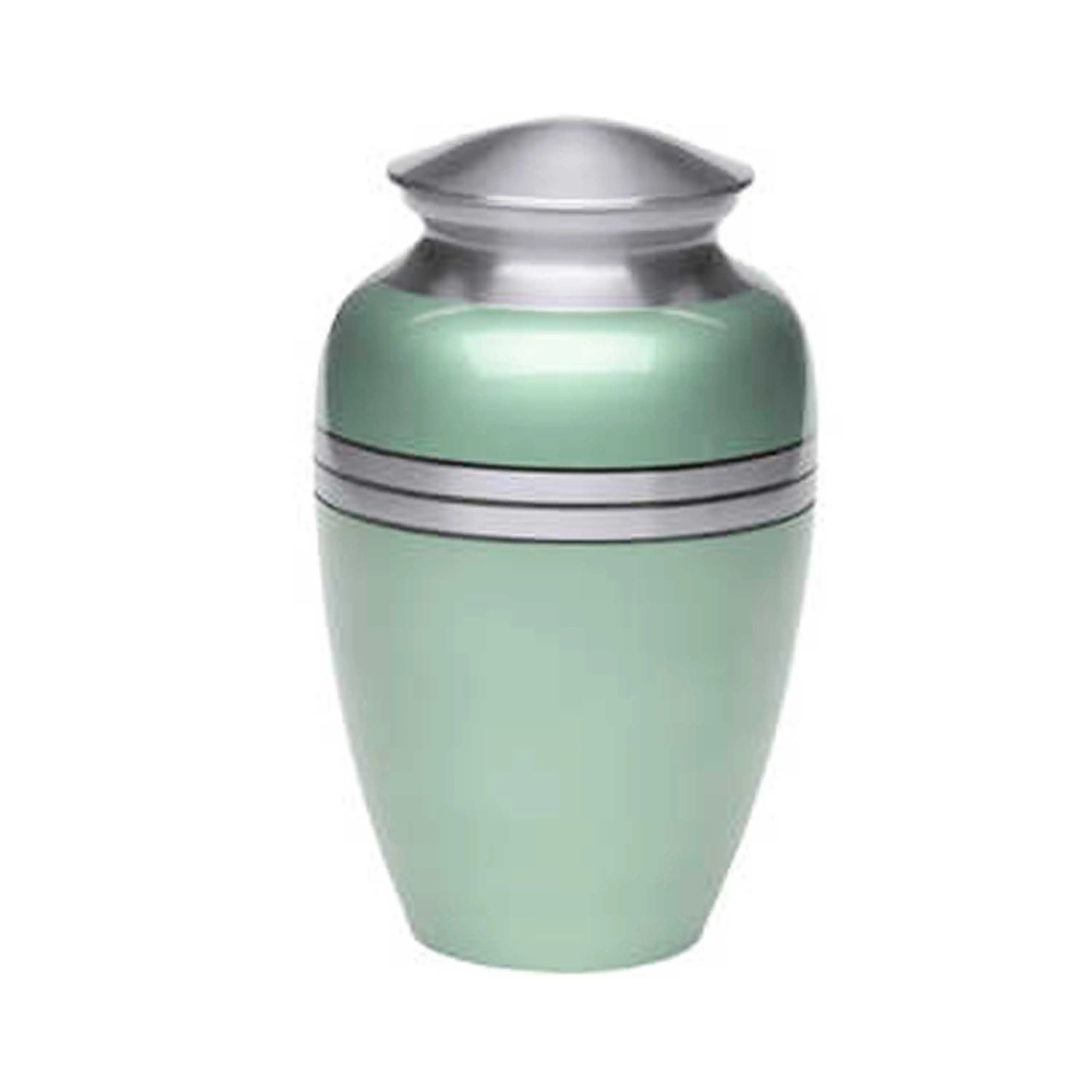 Manufacturer and Exporter of Three Striped Baby Pink Classic Urn Brass Cremation Urns Metal Classic Adult Cremation Urn Colour O