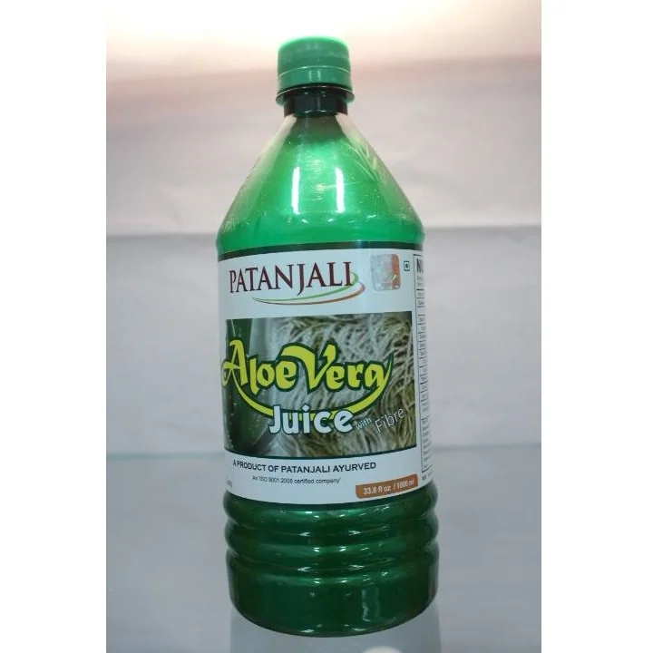 Patanjali сладкий сок алоэ вера с волокном 1000 мл Высококачественная бутылка из
