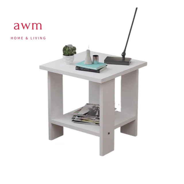 Европейский стиль простой дизайн белый цвет современный стилист простой многоцелевой боковой стол для спальни, гостиной и семейного зала