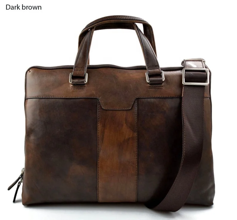 Leather Notebook Satchel Tablet Ladies Handbag Shoulder Messenger Cross body Business Executive Bag IHS-0428