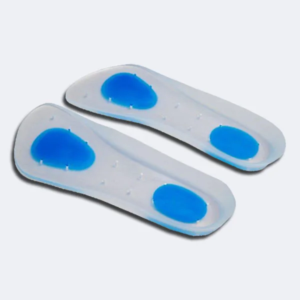 Best For Impact Absorption Shoes Orthotic 3/4 Silicone Insoles