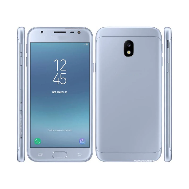 Разблокированный сотовый телефон экран 5 0 дюйма четырёхъядерный 2 Гб ОЗУ 16 ПЗУ LTE без NFC камера 13 МП две SIM-карты оригинальный Samsung Galaxy J3 2017 J330