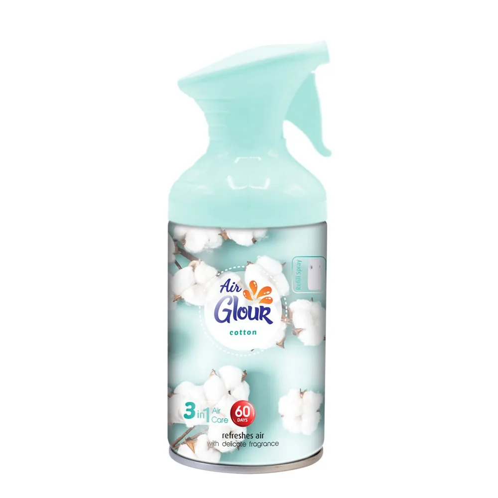 Cool Citrus Refill Spray Air Freshener 250 ML Special Design with Trigger 3 in 1 60 Days  Private Label Available Made in Turkey