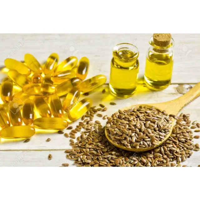 Органическое и натуральное эфирное масло льняного семени для похудения из Индии