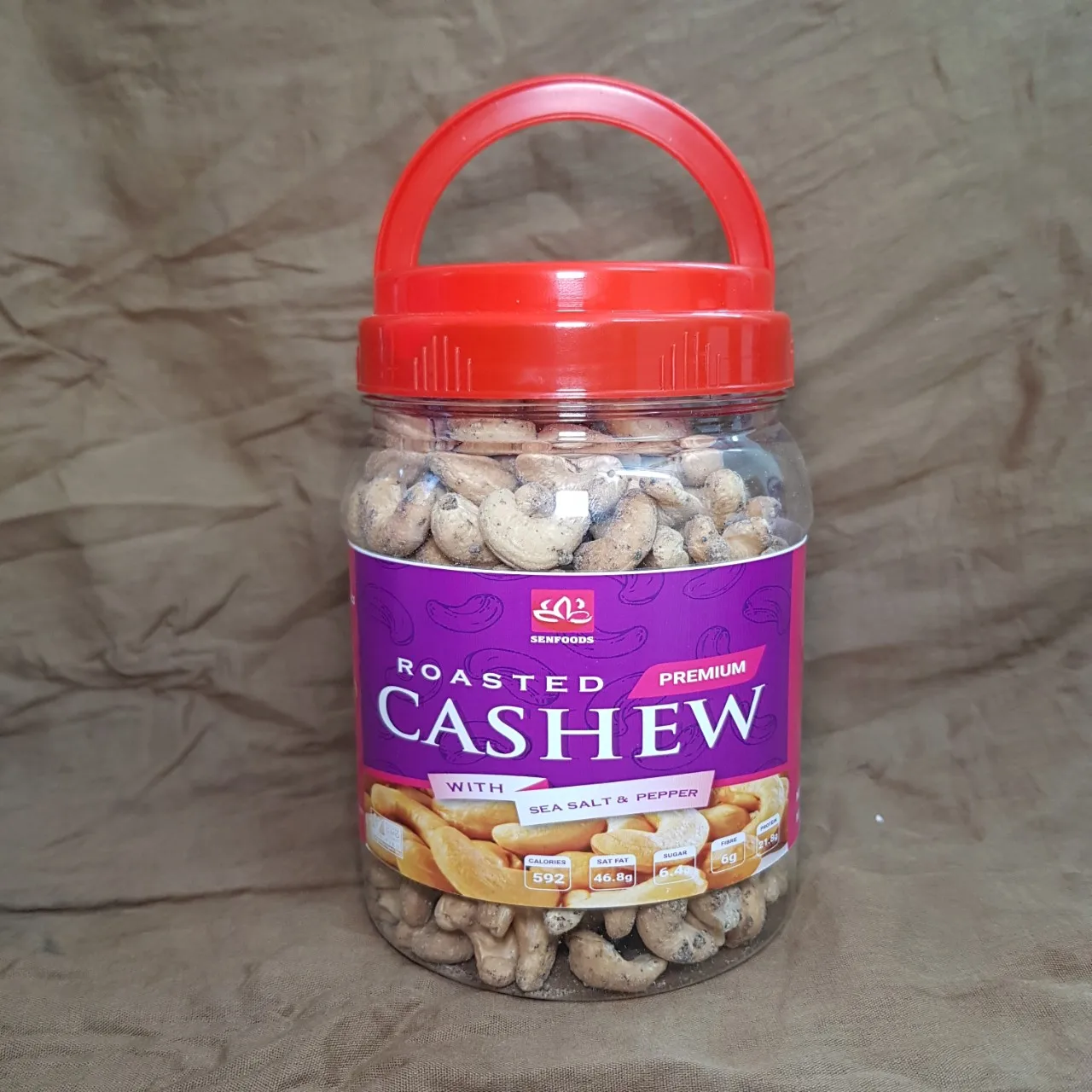 100% кешью Вьетнам // жареные орехи Смешанная морская соль кокосовое молоко чеснок кофе