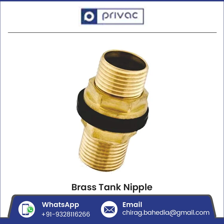 Excellent Quality Wholesale Nipple Brass Pipe Fitting Water Tank Connector