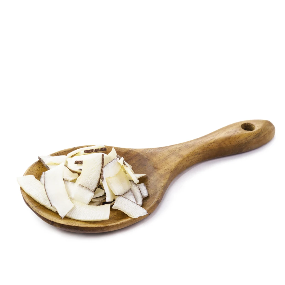 Hot Sale Premium Healthy Low Fat Wholesale Non Fried Organic Coconut Chips 200g Pouch  Salt Flavored Taste Origin From Sri Lanka