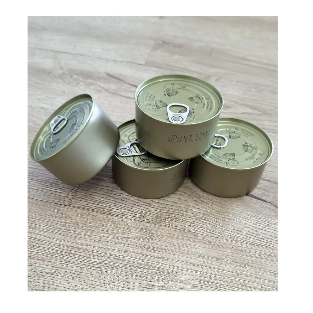 Bulk Exporting EMTY Tuna Can Two-Piece Metal Tin with Variety Volume for Vietnam Candle Tea Coffee Matcha Powder