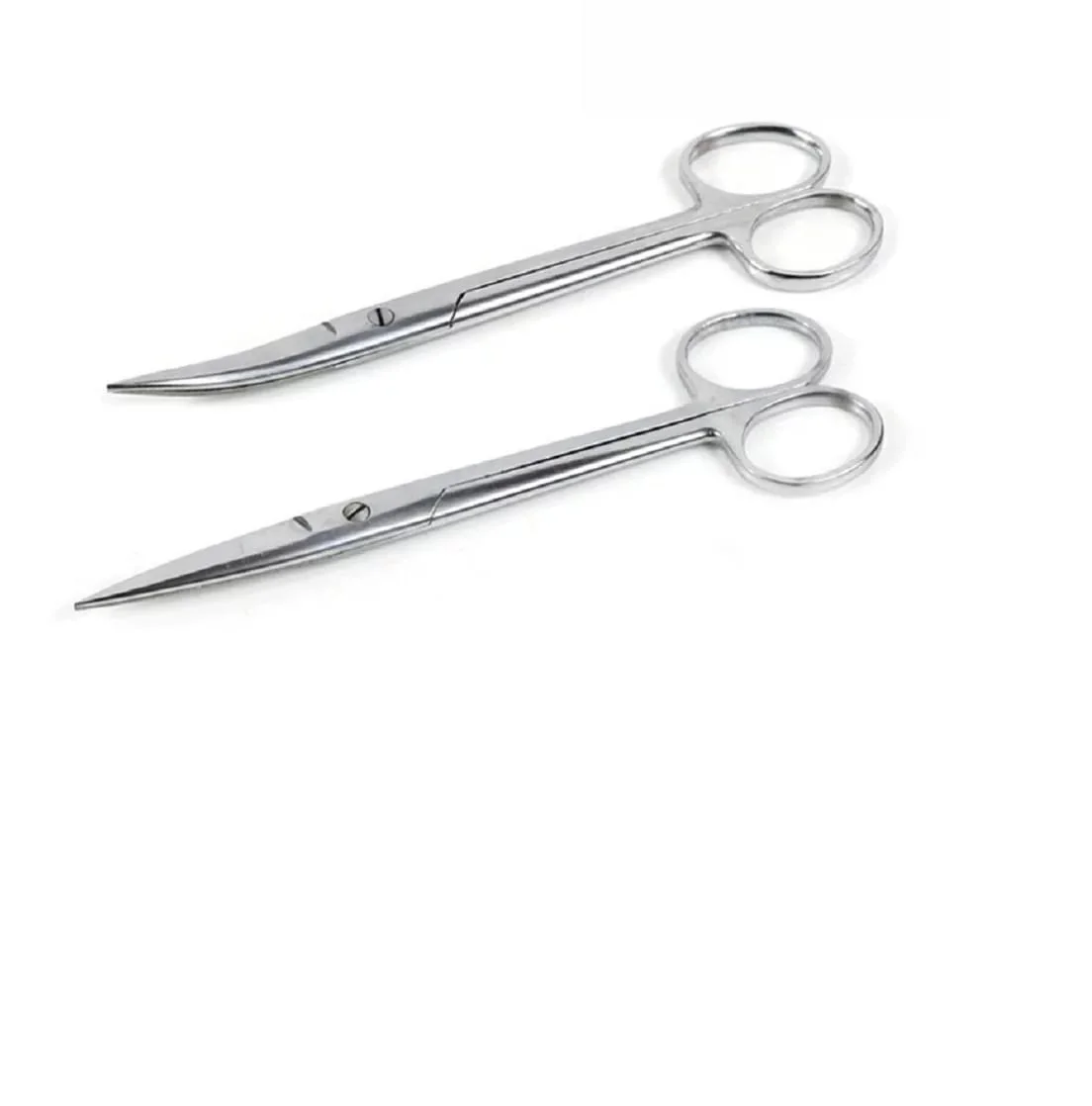 Animal Veterinary Vet Medical Stainless Steel Surgical Scissors Straight Curved Tip Farming Tools