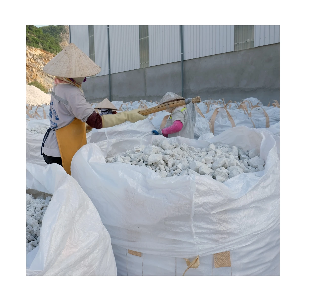 Вьетнамский кусок быстрого Лайма CaO > 90% оксид кальция промышленного класса, сельскохозяйственный класс