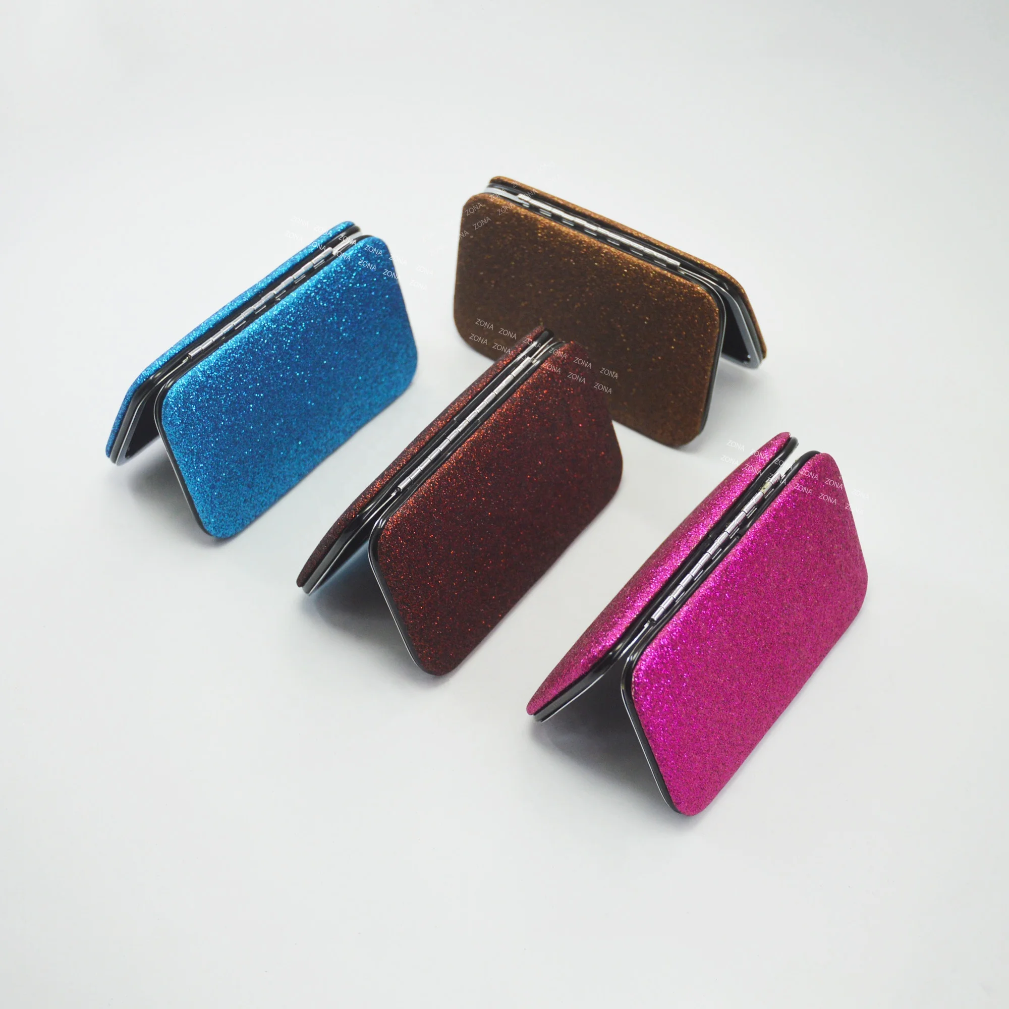 Glitter Magnetic Lash Tweezers Case Cosmetic Tool Storage Box For Tweezer kit For Eyelash Extensions Tools