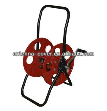 
Wheeled Metal Hose Reel for commercial window cleaning business 