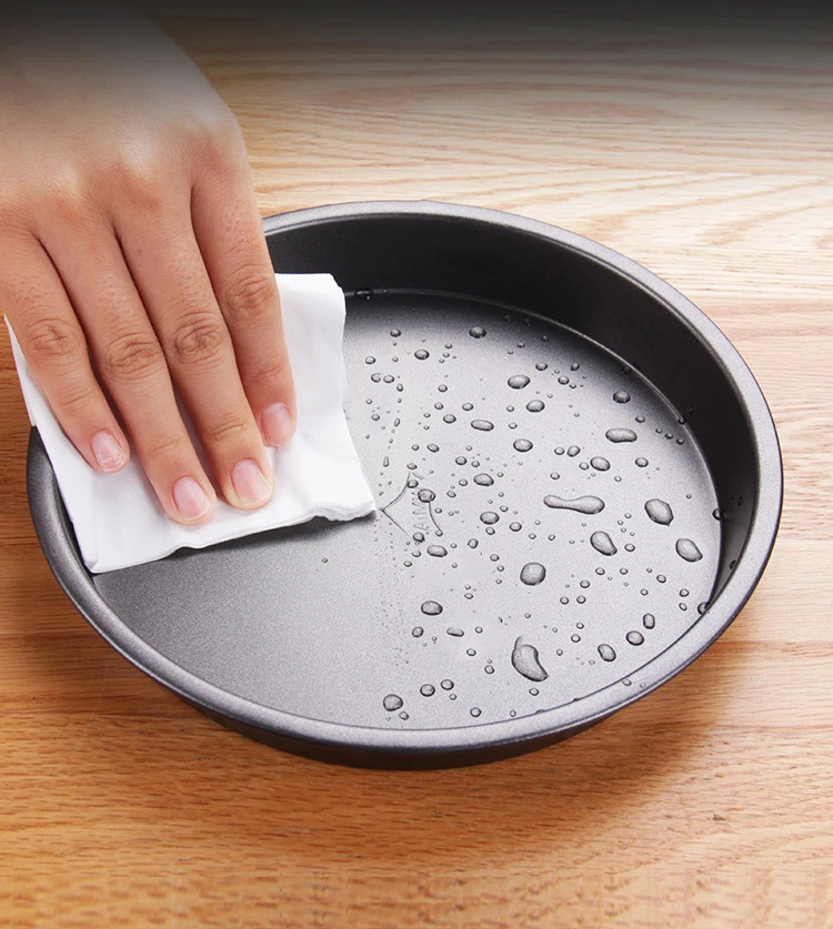  Лучшие продажи классическом 9 дюймов изготовленный на заказ из углеродистой стали с антипригарным покрытием Для Выпечки Пиццы