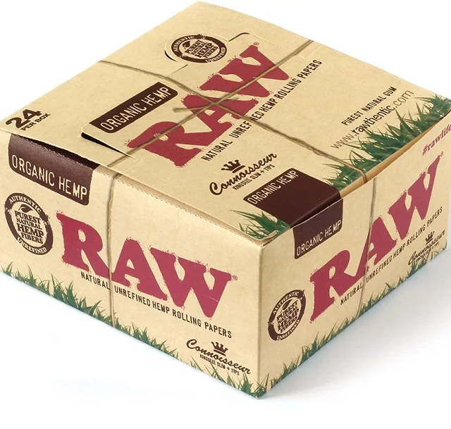 Необработанные конусы классического размера | 50 упаковок | Натуральная предварительно скрученная бумага