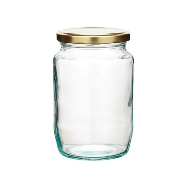 Хит продаж стеклянная банка 8 унций с широким горлышком каменная короткий контейнер кухонные контейнеры для хранения индивидуальные премиальные качественные в большом количестве