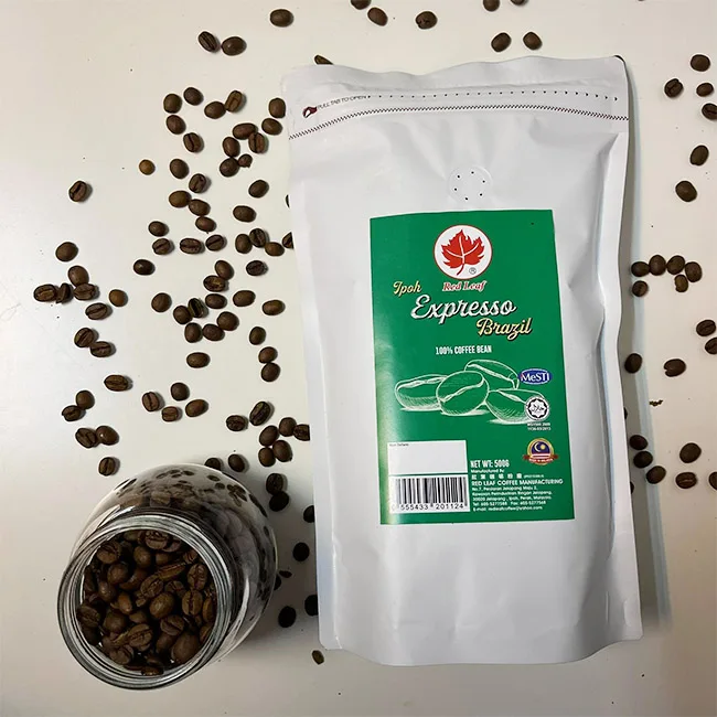 Лидер продаж кофейные зерна из Бразилии жареные арабики 500 г в упаковке сертифицировано Halal & Mest изготовлено Малайзии