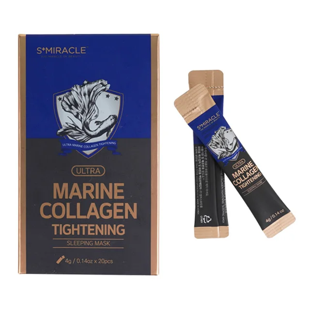 Korea skin care fish collagen overnight mask marine collagen tightening sleep mask