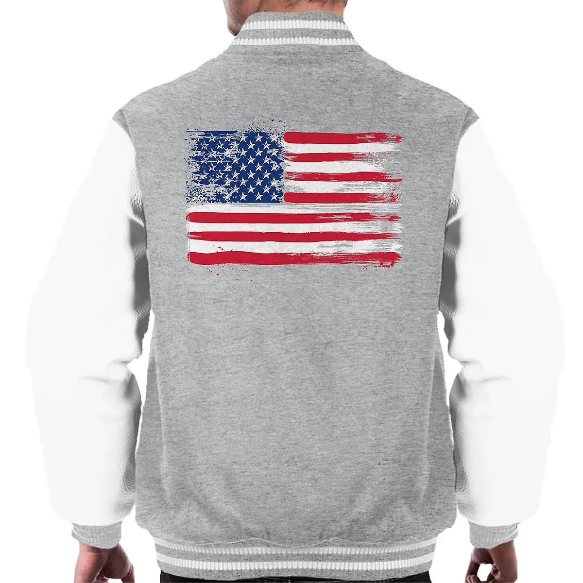 Бейсбольная куртка с американским флагом для мужчин и женщин, модная школьная куртка для колледжа с американским флагом