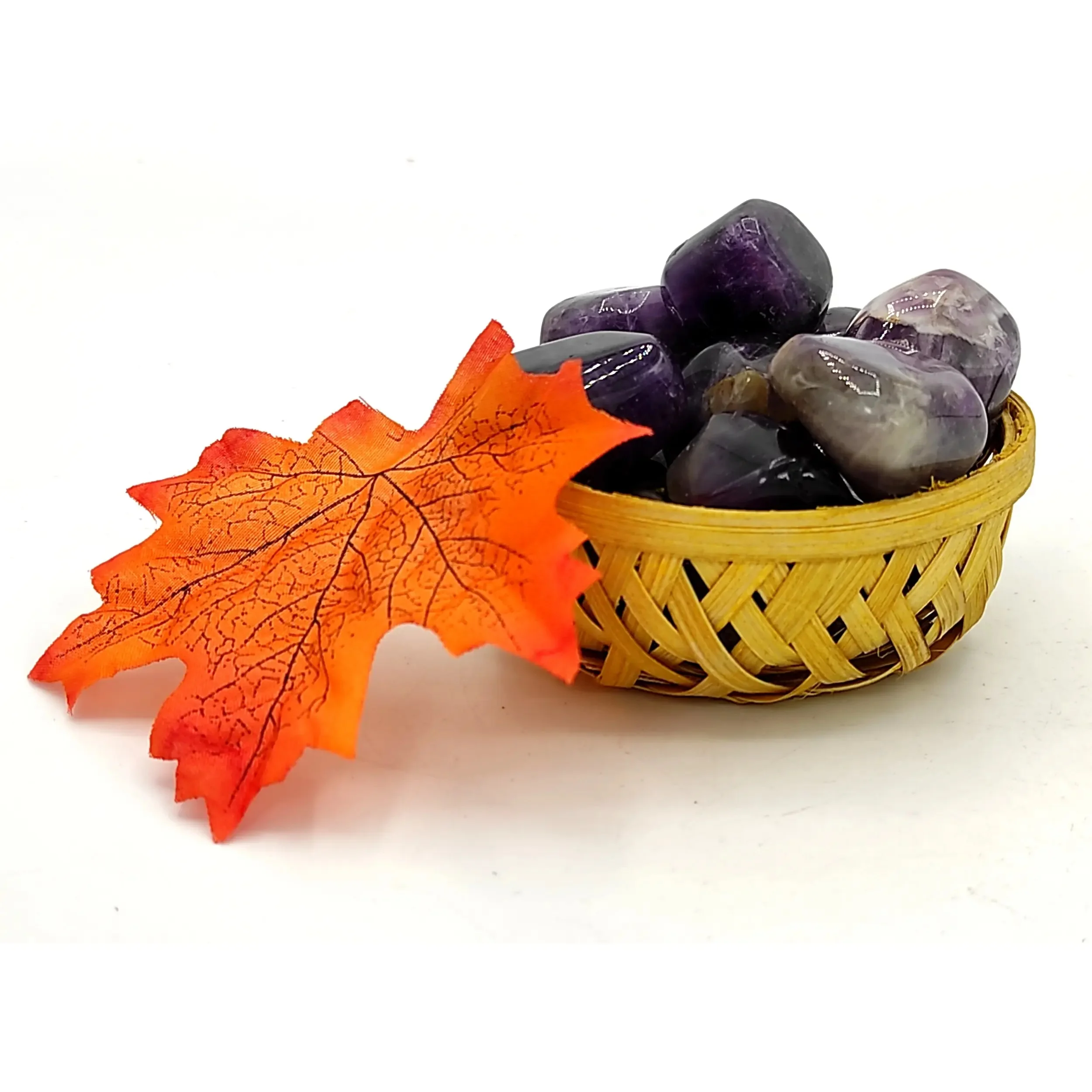 Natural Amethyst Tumble Crystals / Stones for Reiki Healing and Vastu Correction and Increase Creativity 50 Grams Tumble Stone R