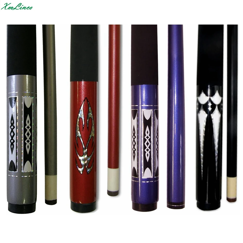 Xmlinco competitive cheap price 10/12/13mm cue tip graphite billiard pool cue sticks