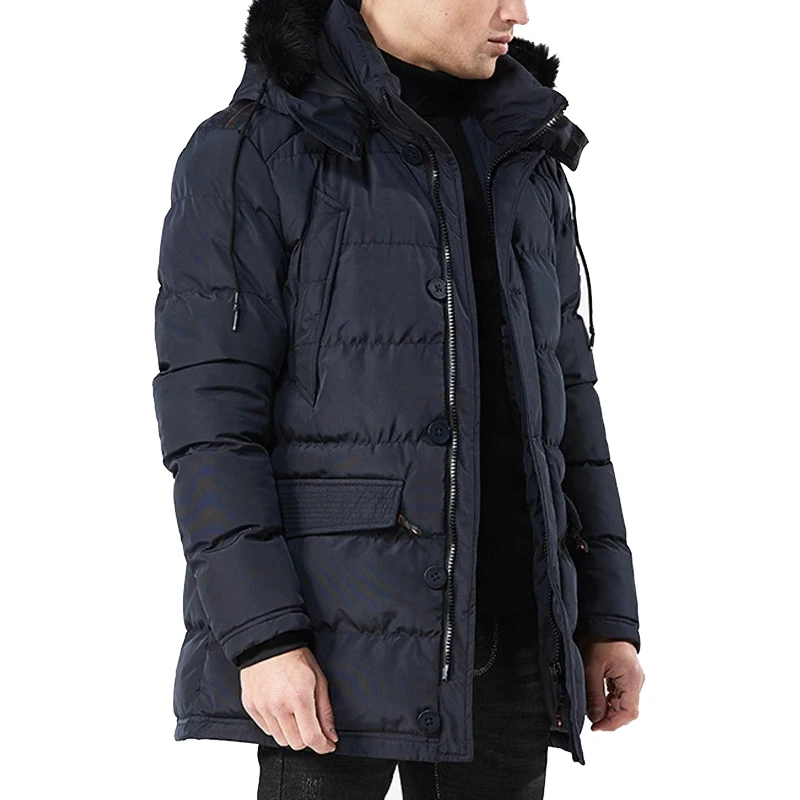 2022 New Fashion Goose Down Feather Shiny Bubble Men Puffer Jacket Coat