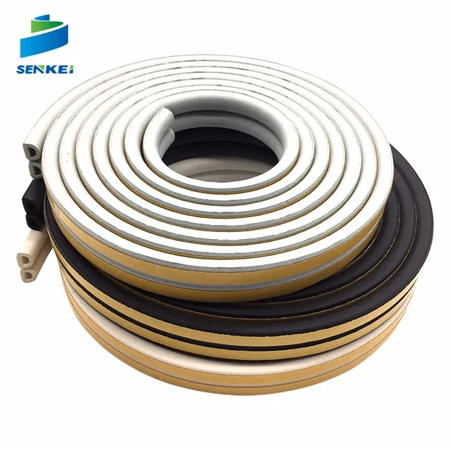 9*2/9*4/9*5.5/9*6/9*8/12*10/14*12 5M/Roll 10M/Roll D/P/E/I EPDM Rubber Foam Sealing Strip Door Window Seal