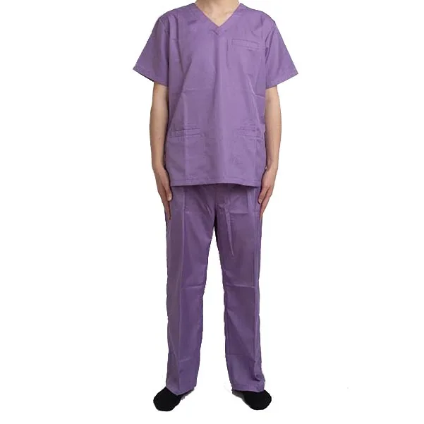 Professionals sale in the world Factory OEM Elastic Women V Neck Short Sleeve Nurse Uniform with comfortable Scrub Uniform