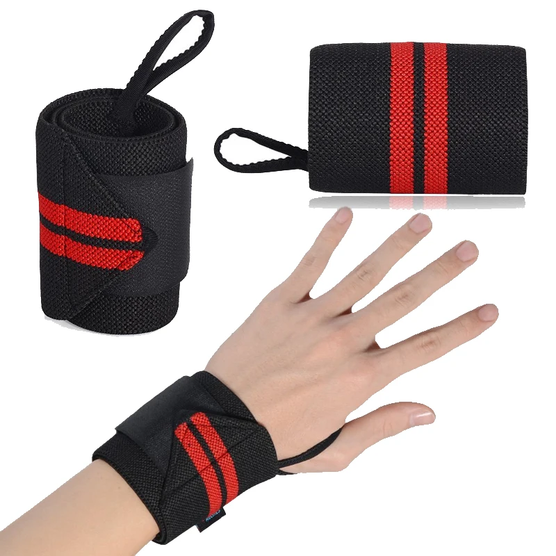 Gym Fitness Workout Weight Lifting Wrist Support Straps Lifting Wrist Wraps Straps