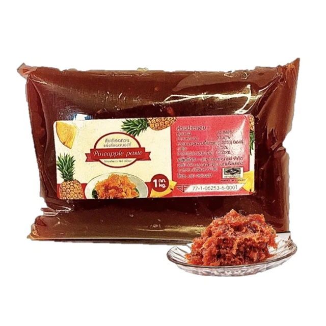 Pineapple Paste Strawberry Red Colour Pack - Wholesale Top Selling High Quality Natural Fresh Fruit Pineapple for Bakery